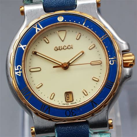 gucci 9700m bezel|Gucci 9700 Series Watch .